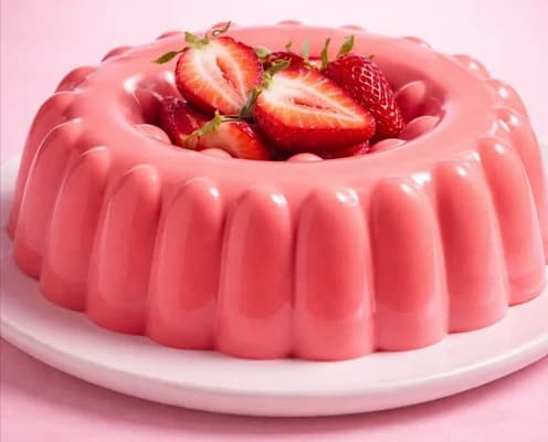 Gelatina con frutas