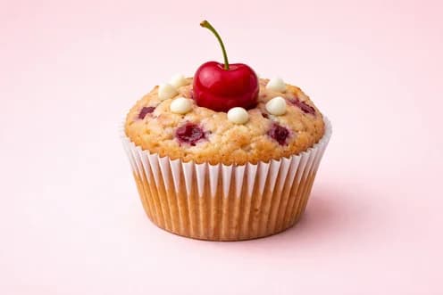 Muffin de Cereza Yogurt