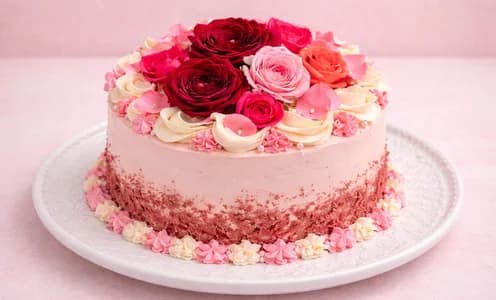 Pastel Pink Velvet