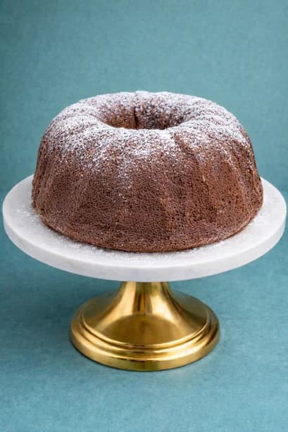 Rosca de Chocolate con nuez glaseada